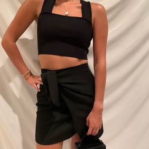 Black skirt